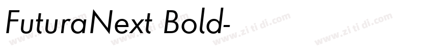 FuturaNext Bold字体转换